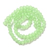 Imitation Jade Glass Beads Strands EGLA-A039-J4mm-D01-2