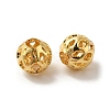 Brass Hollow Spacer Beads KK-P249-03C-G-2