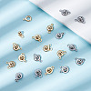 20 Sets 2 Colors 201 Stainless Steel Snap Clasps STAS-SC0004-14-4
