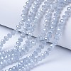 Electroplate Glass Beads Strands EGLA-A034-J6mm-A-2