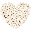 100Pcs Unfinished Wood Faceted Cube Beads WOOD-PA0001-75A-1