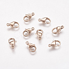 Ion Plating(IP) 304 Stainless Steel Lobster Claw Clasps STAS-P185-12-RG-1