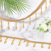 WADORN 5.9M Polyester Fringe Lace Ribbon OCOR-WR0001-37A-4