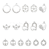 32Pcs 8 Style Valentine's Day UV Plated Alloy Pendants FIND-CA0006-73-1