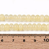 Dyed Natural White Jade Beads Strands G-T139-59A-15-5