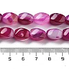 Natural Banded Agate Beads Strands G-G172-01K-5