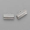 Iron Ribbon Crimp Ends E005Y-S-2