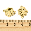201 Stainless Steel Connector Charms STAS-U003-02G-3