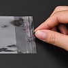 Rectangle Clear Cellophane Bags X-OPC-R010-14x6cm-2