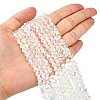 Glass Beads Strands GF4mmC28-AB-5