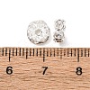 Brass Rhinestone Spacer Beads RB-A014-L7mm-01S-4