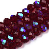 Electroplate Glass Beads Strands EGLA-A034-T2mm-L21-1