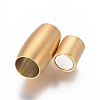 304 Stainless Steel Magnetic Clasps with Glue-in Ends STAS-F227-51A-G-2