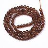 Natural Orange Garnet Beads Strands G-R462-029C-2