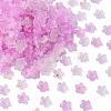 93G Frosted Acrylic Bead Caps FACR-YW0001-10G-1