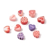 100Pcs 5 Style Handmade Polymer Clay Beads CLAY-FS0001-34-3