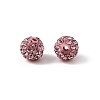 Polymer Clay Rhinestone Beads RB-H284-6MM-223-3