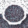 Opaque Picasso Cylinder Glass Beads SEED-Q039-06A-14-2