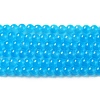 Baking Paint Imitation Jade Glass Round Bead Strands DGLA-Q021-4mm-13-3