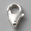925 Sterling Silver Lobster Claw Clasps STER-WH0017-04S-1