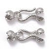 Locking Double Brass Bead Tips KK-Z018-14P-1