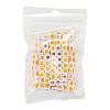 White Opaque Acrylic European Beads OPDL-FS0001-01-7