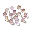 Transparent Glass Beads GLAA-D025-02I-1