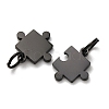 Ion Plating(IP) 304 Stainless Steel Split Pendants PW-WG12405-02B-2
