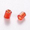 Two Cut Glass Seed Beads CSDB25B-2