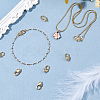 8Pcs Brass Lobster Claw Clasps KK-HS0001-54G-6