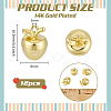 12Pcs Brass Charms KK-BC0015-09G-2