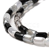 Electroplate Glass Beads Strands EGLA-D030-08B-3