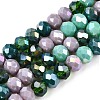 Electroplate Glass Beads Strands GLAA-T023-C16-05-1