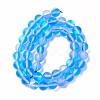Synthetic Moonstone Beads Strands G-E573-01B-19-3