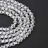 Imitate Austrian Crystal Bicone Glass Beads Strands X-GLAA-F029-4x4mm-13-2