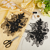 2Pcs Polyester Paillette Embroidered Cloth Sew on Patches PATC-CY0001-01B-4