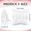 Satin Ring Pillow Cushion Bearer RDIS-WH0019-07-2