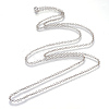 Iron Rolo Chains Necklace Making X-MAK-R015-45cm-P-2