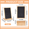 2 Bags Bamboo Wood Multiple Necklace Display Stands NDIS-PH0001-10C-2