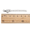 Non-Tarnish 304 Stainless Steel Chain Extender X-STAS-O083-07-3