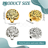 120Pcs 2 Colors Tibetan Style Zinc Alloy Beads FIND-PH0021-42-2