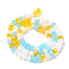 Glass Beads Strands EGLA-A034-M6mm-52-4