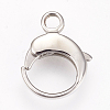 Tarnish Resistant 304 Stainless Steel Lobster Claw Clasps STAS-I082-16P-02-2
