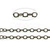 Brass Cable Chains X-CHC024Y-AB-1