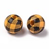 Natural Wood Large Hole Beads X-WOOD-S057-025-3