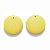 Painted Wood Pendants WOOD-Q040-018A-A03-2