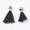Polycotton(Polyester Cotton) Tassel Pendant Decorations FIND-S275-G-M-2