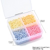 72G 4 Colors Glass Seed Beads SEED-YW0002-75A-3