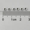 Plating Plastic Acrylic Round Beads PACR-L003-3mm-S-4
