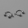 304 Stainless Steel Ear Cuff Findings FIND-WH0110-492P-1
